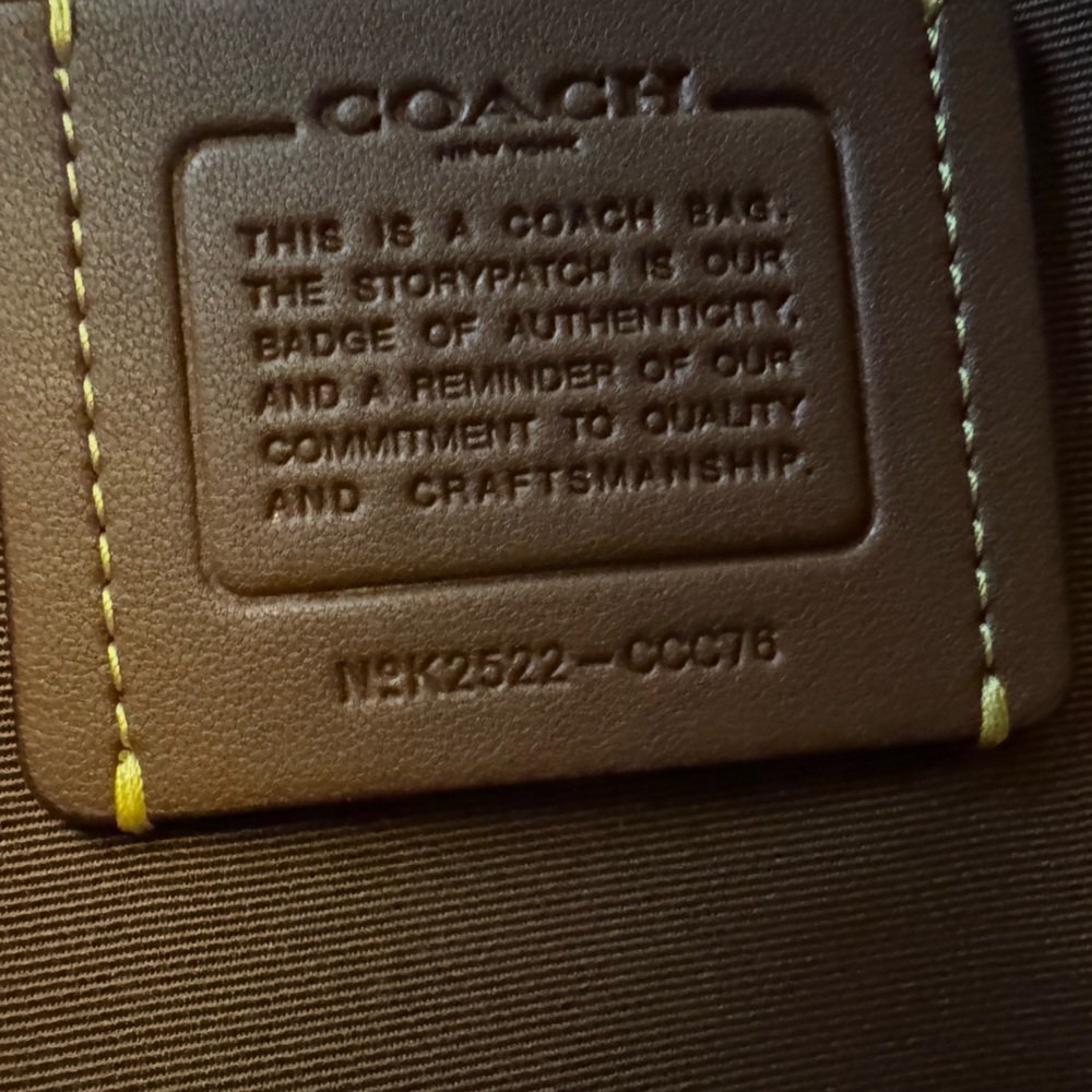 NWT Coach Hadley Turnlock Brown Suede Tote Bag - Picture 4 of 11